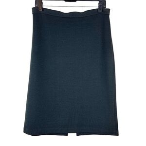 St. John Caviar Black Pencil Skirt